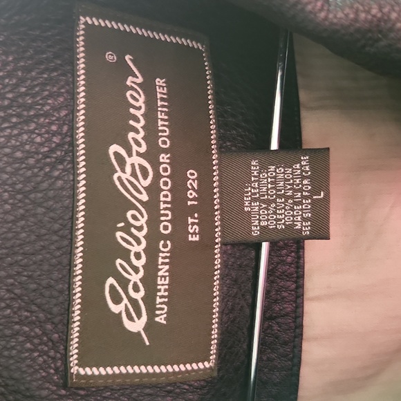 Vintage Eddie Bauer Leather Jacket 🖤 - Picture 6 of 6